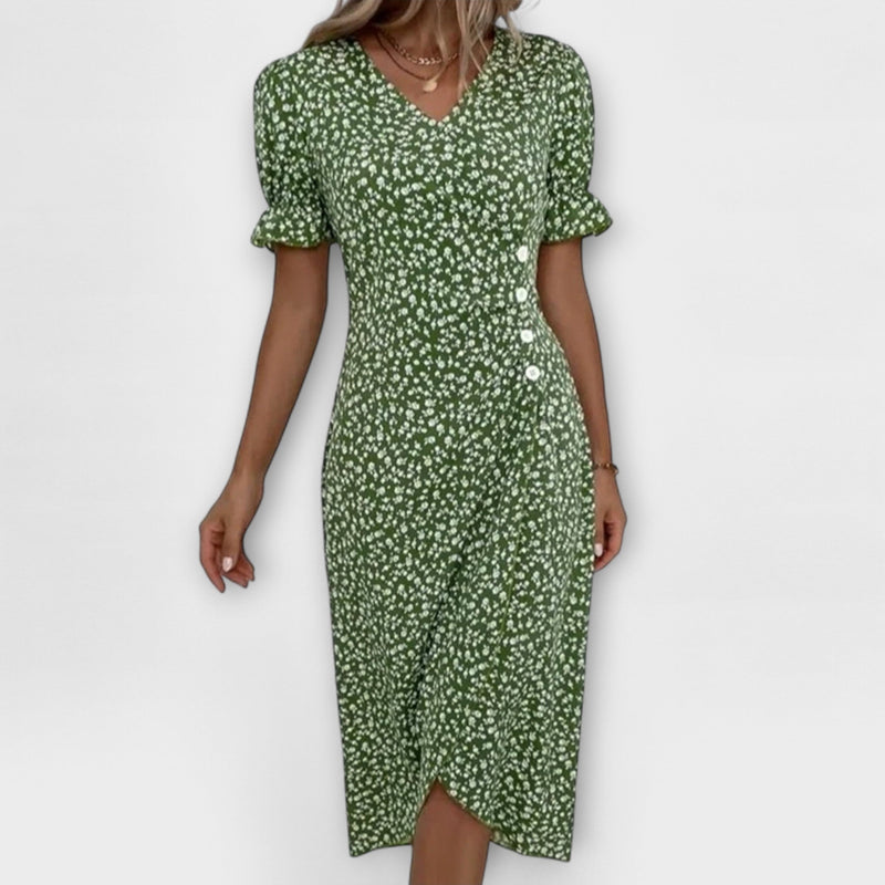 Leda - Elegant och Bekväm Sommarklänning