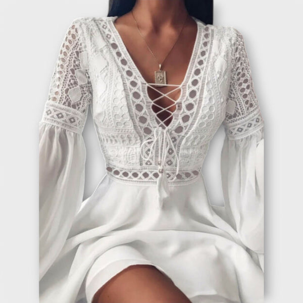 Skadi - Kort Boho-Klänning