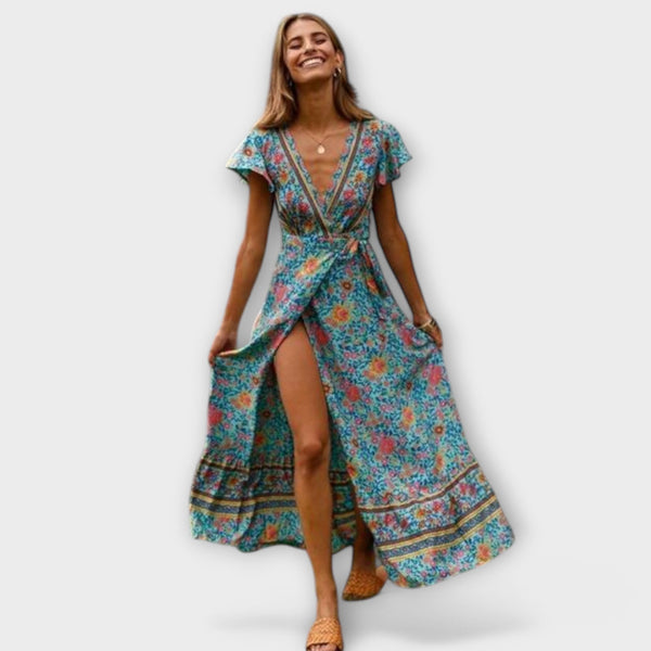 Shylin Boho Maxiklänning