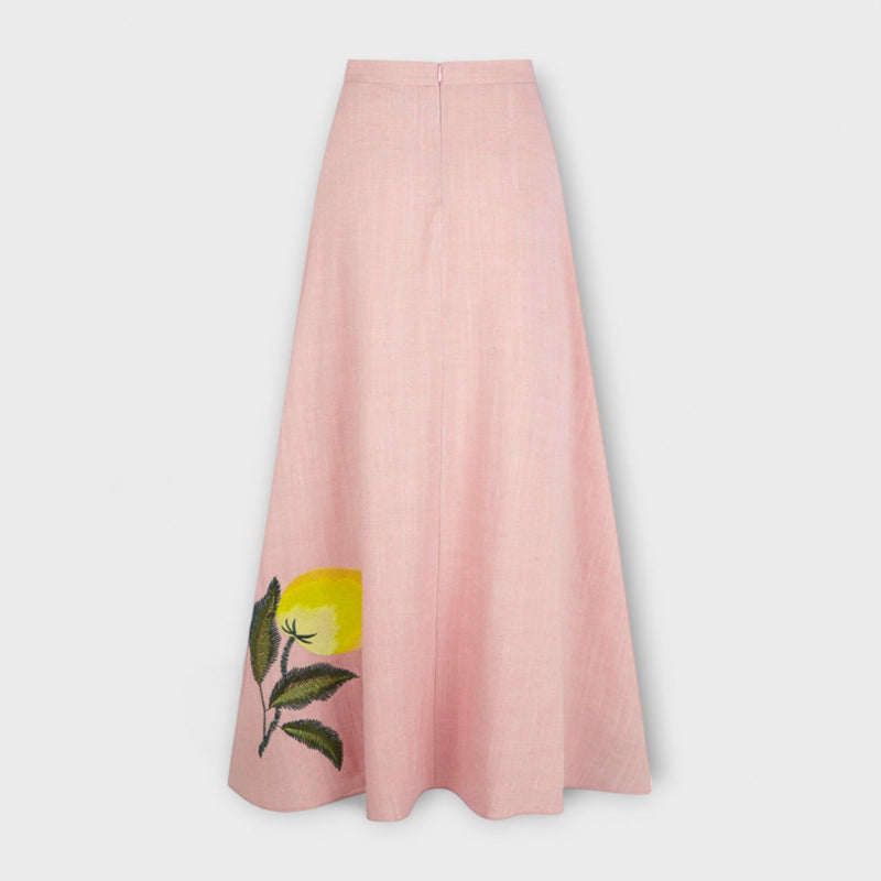 Cosima - Amalfi Print Midi-Kjol