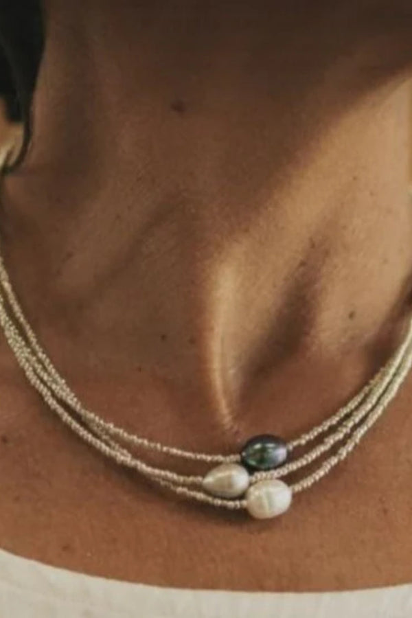 Vintage - Pärlhalsband