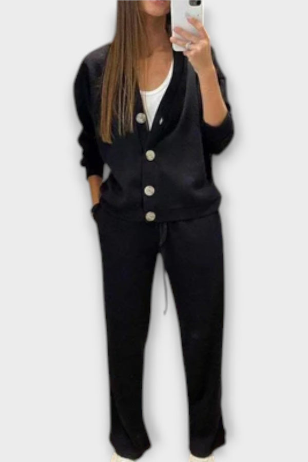 Chantal – Cardigan & Byxor Set