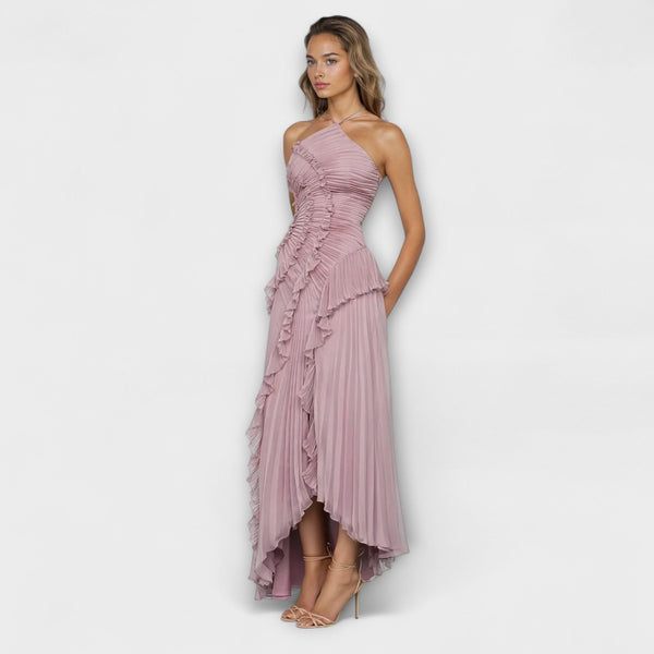 Elisia - Elegant ärmlös lång klänning