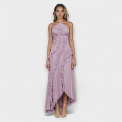 Elisia - Elegant ärmlös lång klänning