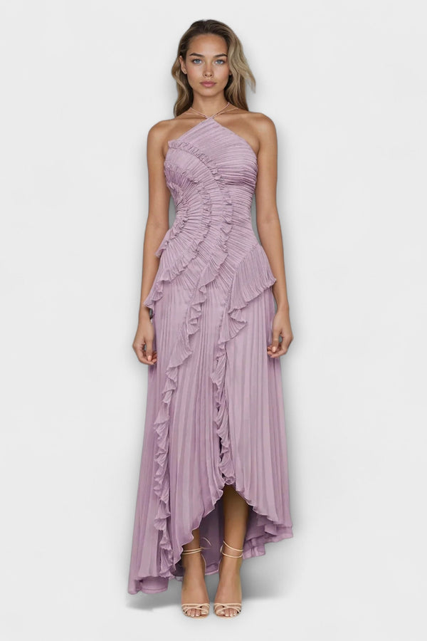 Elisia - Elegant ärmlös lång klänning