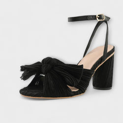 Avgift - Sandaler med tjock rosett