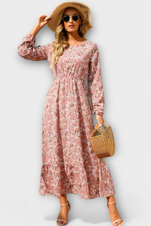 Bohemisk Maxi Klänning