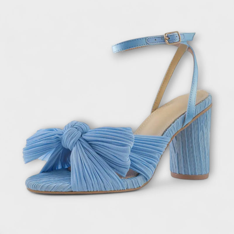 Avgift - Sandaler med tjock rosett