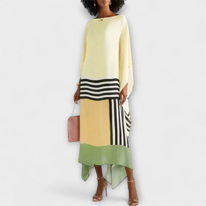 Elenora - Locker skuren geometrisk kaftan