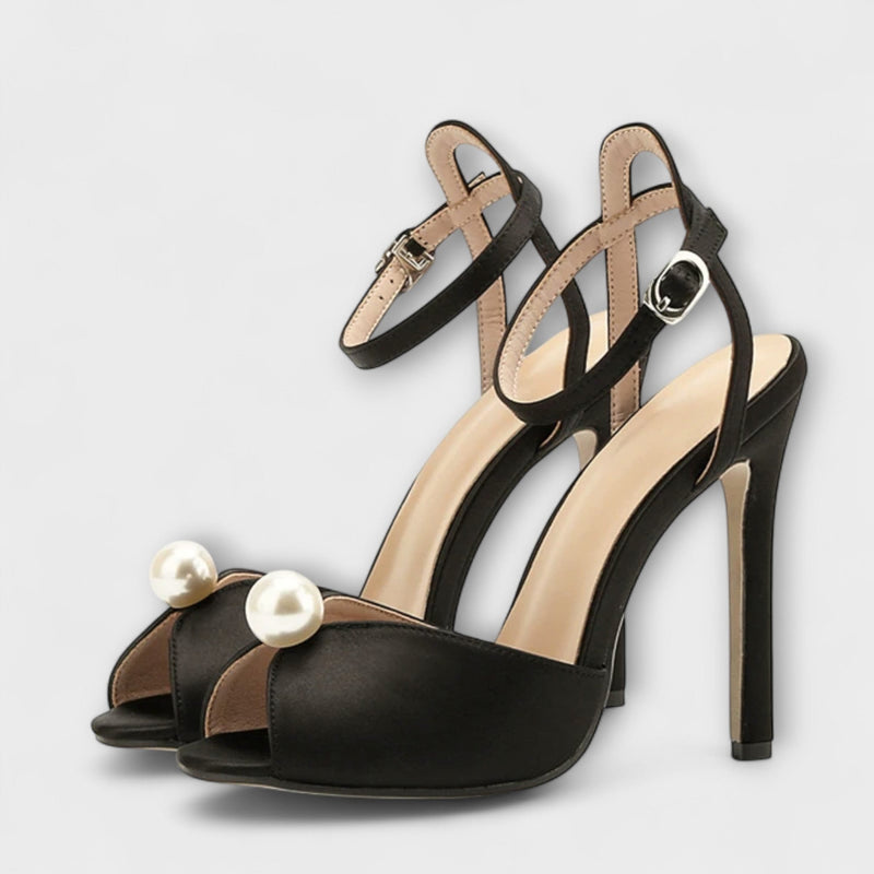 Liyke - Högkvalitativa Bekväma Silkes Peep Toe