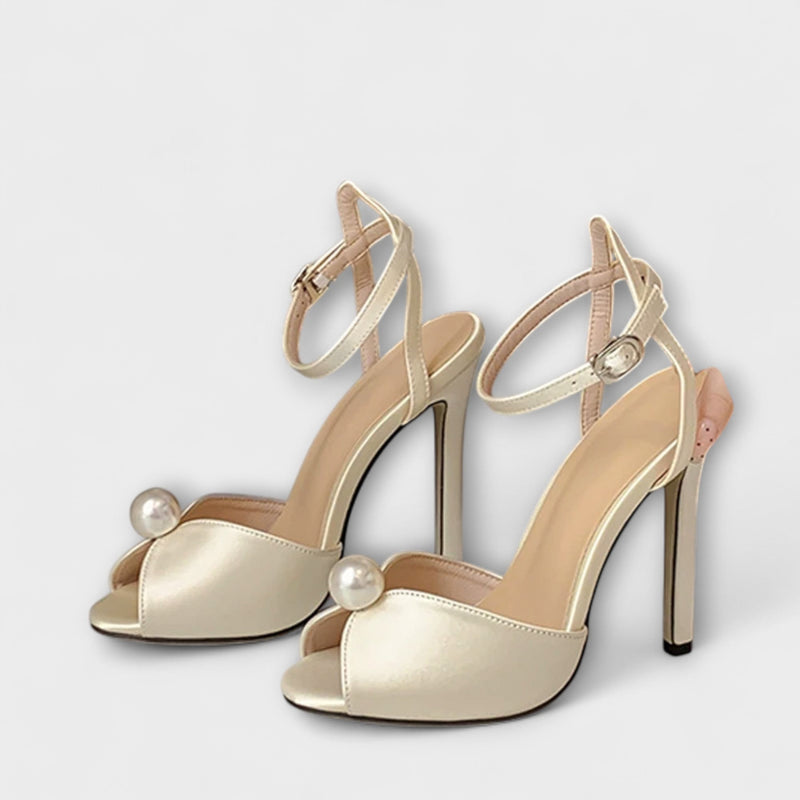 Liyke - Högkvalitativa Bekväma Silkes Peep Toe