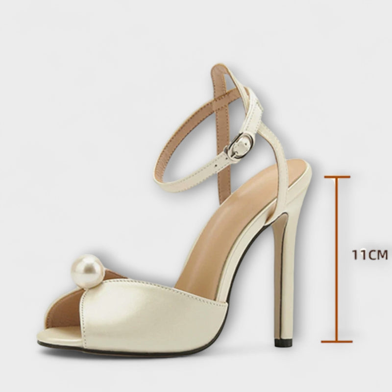 Liyke - Högkvalitativa Bekväma Silkes Peep Toe