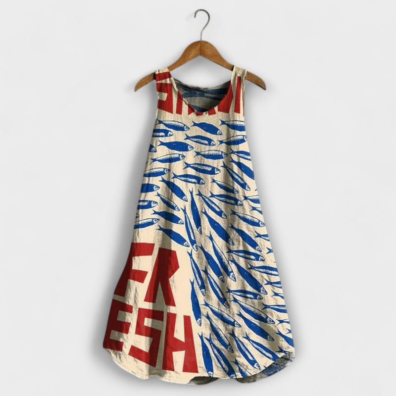 Beatrice – Stilig Tank-Top Klänning