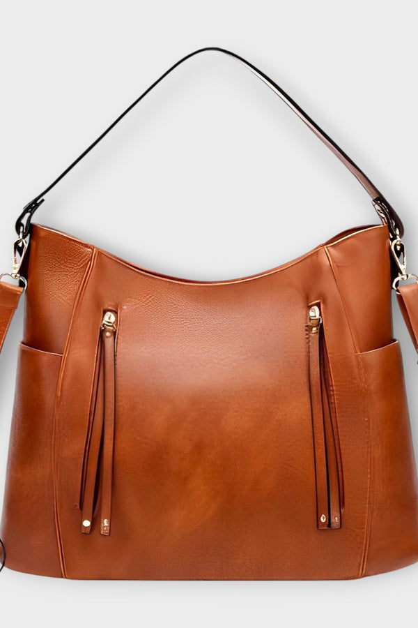 Lora. - Vintage-inspirerad elegant damhandväska