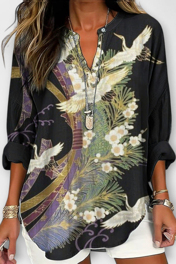 Ellie - Botanisk Elegans Blus