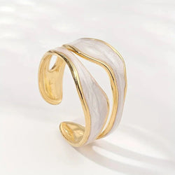 Antik vitguld ring