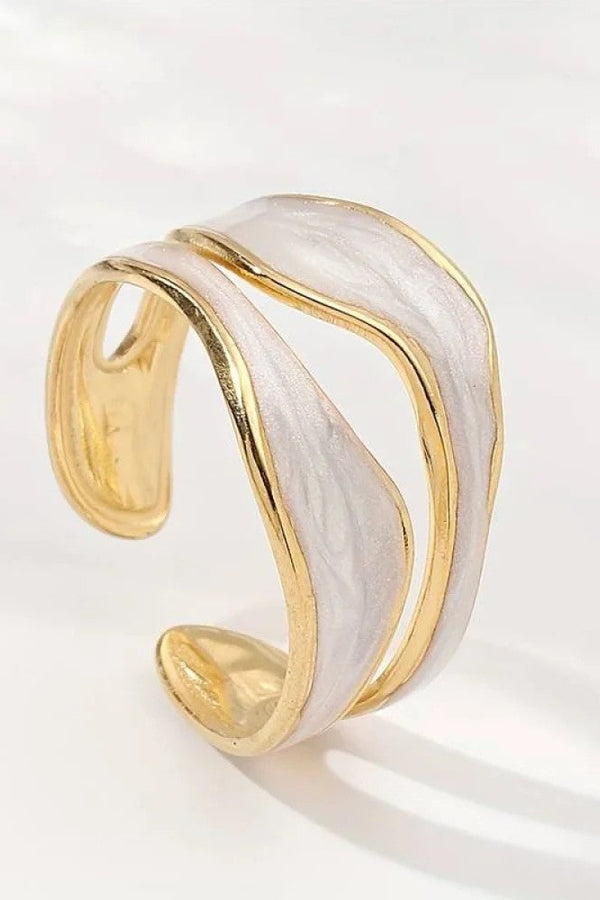 Antik vitguld ring