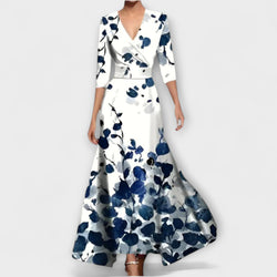 Alma - Elegant Mudd Design Klänning för Damer