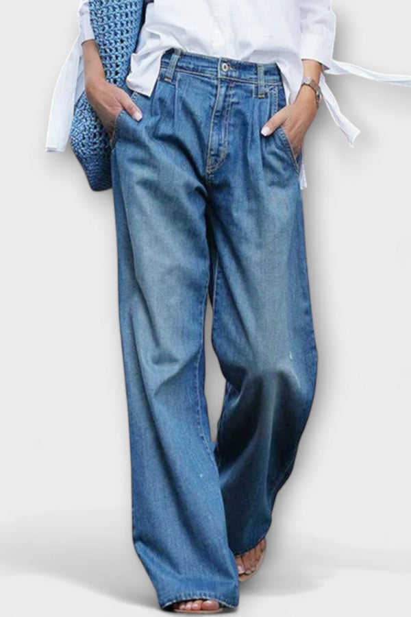 Ava - Högkvalitativa jeans med vida ben