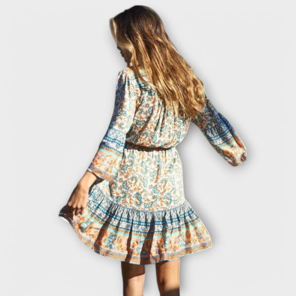 Keitha - Kort Boho-klänning