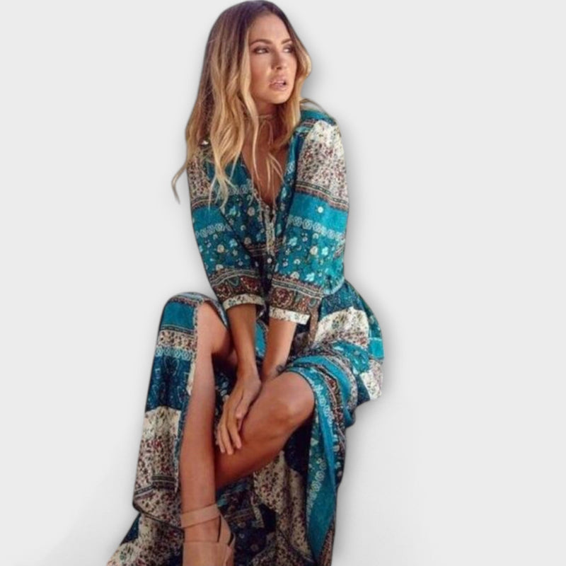 Cariba - Boho-Midiklänning