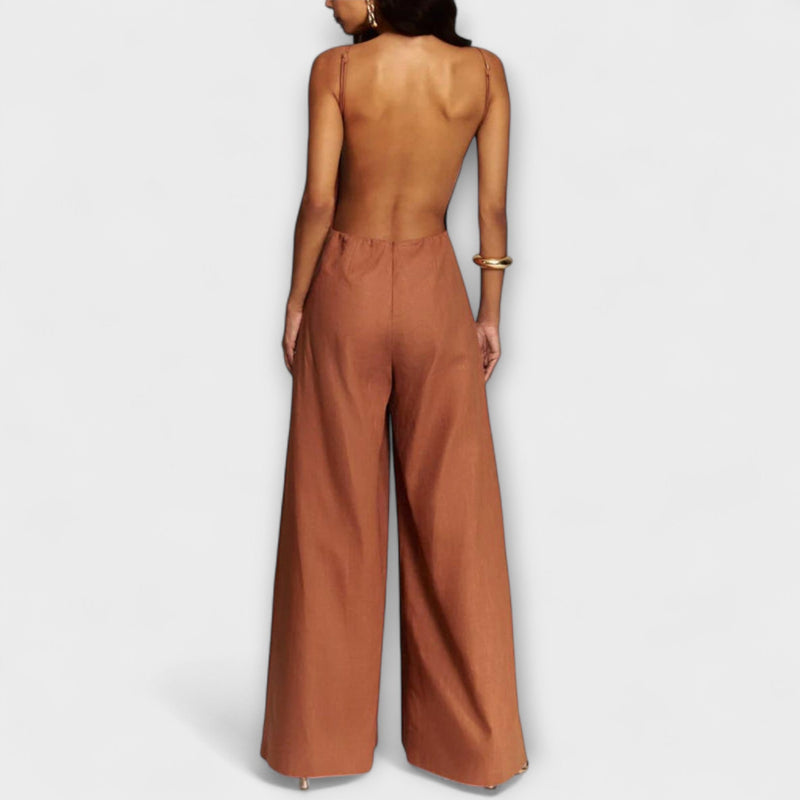 Ylva - Strålande Halter-Jumpsuit
