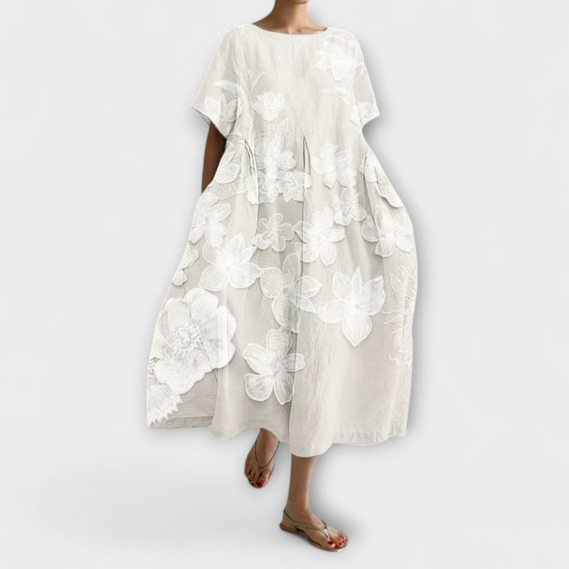 Olivia - Elegant klänning med blommönster