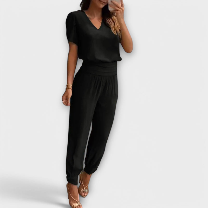 Irmelin – Elegant Set Med Topp Och Byxor