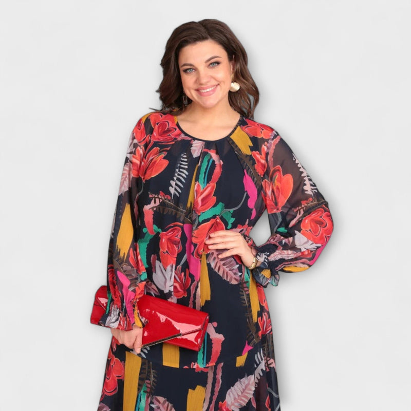 Caroline - Elegant plus-size klänning för ultimat komfort