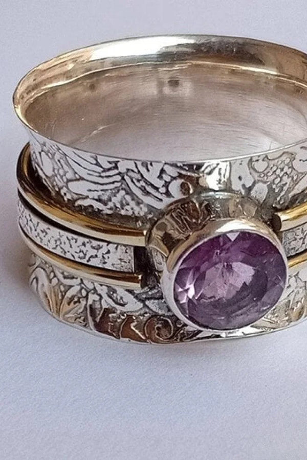 Bohemisk Kristall Meditationsring