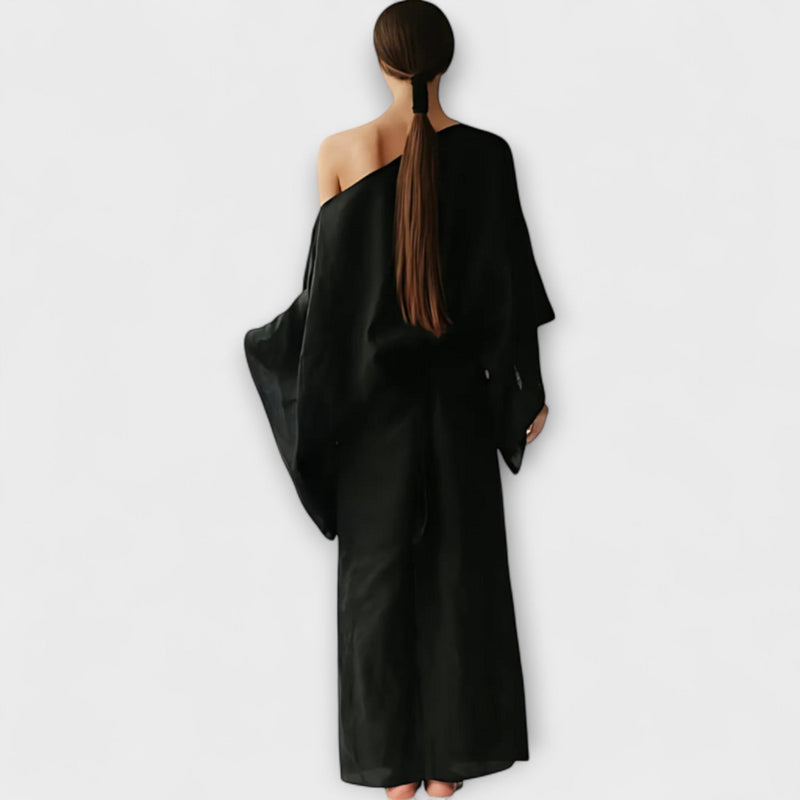 Dana - Kimono Klänning i Linne och Bomull