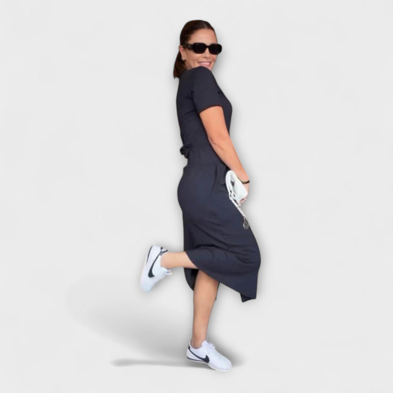 Danielle - Elegant V-ringad topp med kjol
