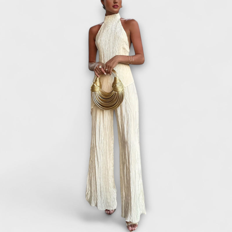 Pilarica - Elegant plisserat asymmetriskt set
