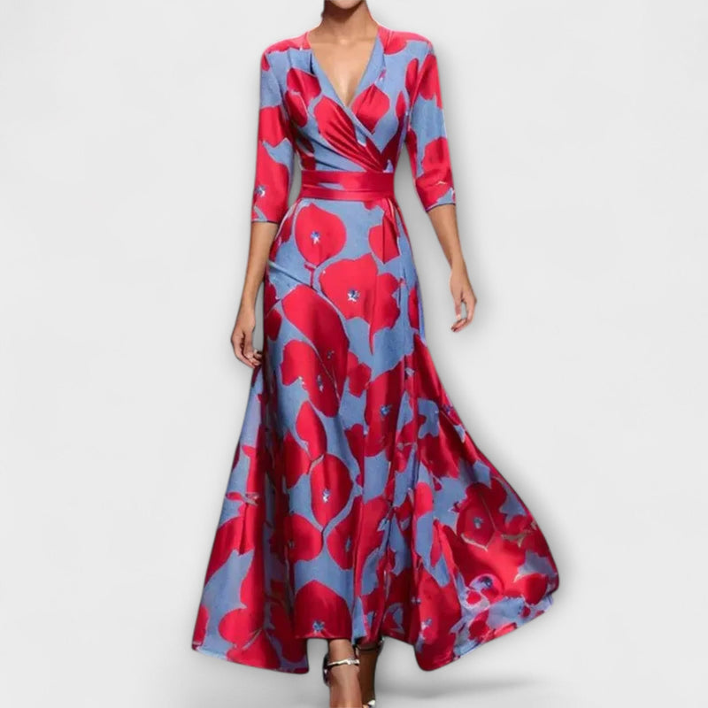 Alma - Elegant Mudd Design Klänning för Damer