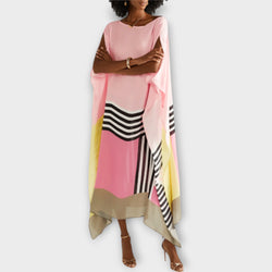 Elenora - Locker skuren geometrisk kaftan
