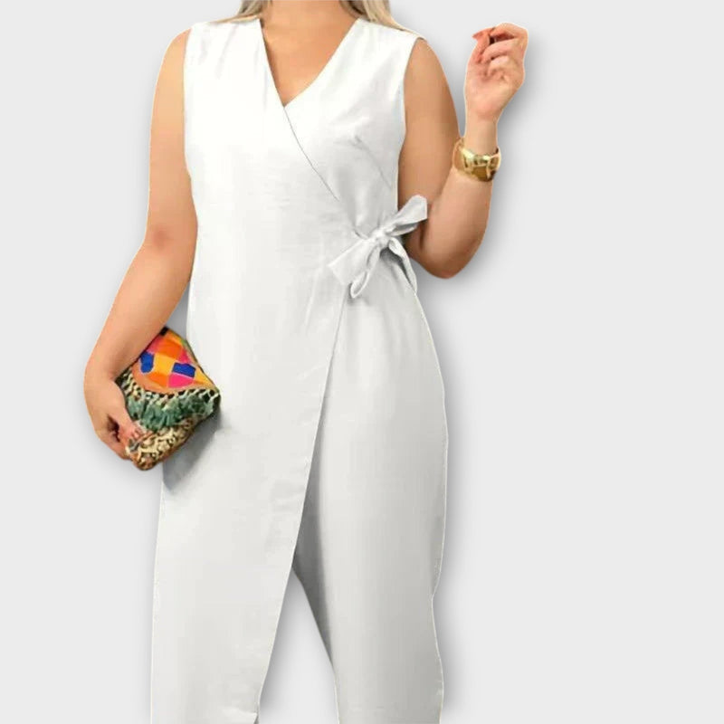 Lilianna - Elegant Jumpsuit med V-ringning