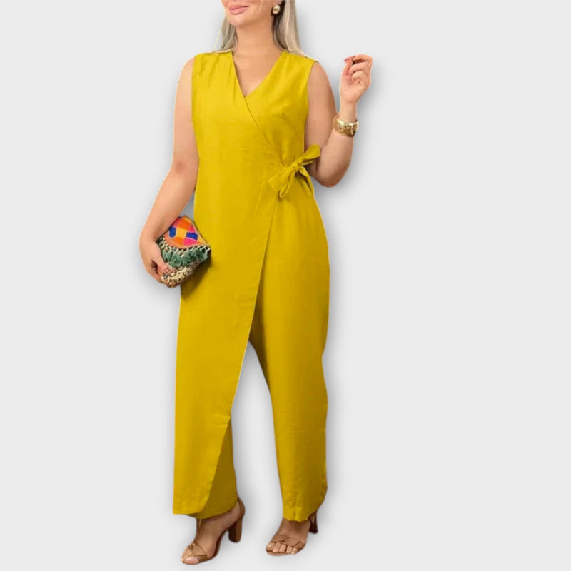 Lilianna - Elegant Jumpsuit med V-ringning